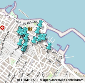 Mappa Via Casale, 70042 Mola di Bari BA, Italia (0.205)