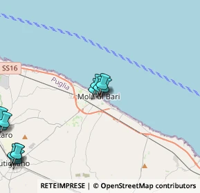 Mappa Via Casale, 70042 Mola di Bari BA, Italia (6.03071)