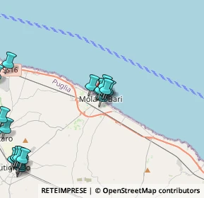 Mappa Via Casale, 70042 Mola di Bari BA, Italia (6.0535)