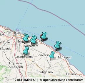 Mappa Via Casale, 70042 Mola di Bari BA, Italia (9.82789)