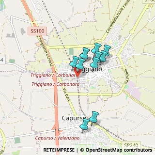 Mappa Via R. Chinnici, 70019 Triggiano BA, Italia (0.72091)