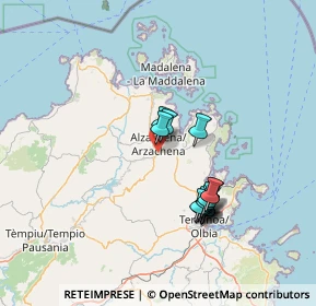 Mappa Via del Rimessaggio, 07021 Arzachena SS, Italia (13.34933)