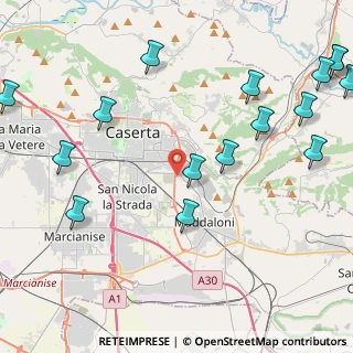 Mappa Via Amedeo Nazzari, 81100 Caserta CE, Italia (6.19563)