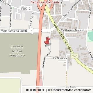 Mappa Via Amedeo Nazzari, 4, 81100 Caserta, Caserta (Campania)