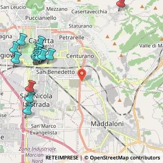 Mappa Via Amedeo Nazzari, 81100 Caserta CE, Italia (3.20438)