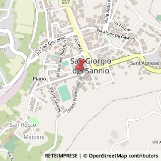 Mappa Piazza Immacolata, 3, 82018 San Giorgio del Sannio, Benevento (Campania)