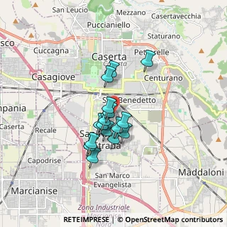 Mappa Via Alessandro Manzoni, 81100 Caserta CE, Italia (1.3025)