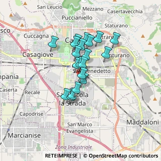 Mappa Via Alessandro Manzoni, 81020 Caserta CE, Italia (1.3615)
