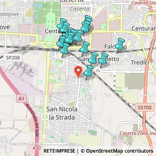 Mappa Via Alessandro Manzoni, 81100 Caserta CE, Italia (0.9915)