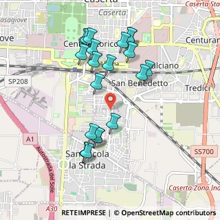 Mappa Via Alessandro Manzoni, 81100 Caserta CE, Italia (1.03)