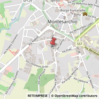 Mappa Via Cervinara, 24, 82016 Montesarchio, Benevento (Campania)