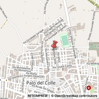 Mappa Via Serg. Angelo Colonna, 28, 70027 Palo del Colle, Bari (Puglia)
