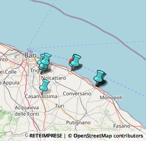 Mappa Via Bovio Giovanni, 70042 Mola di Bari BA, Italia (11.42667)
