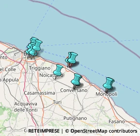 Mappa Piazza XX Setembre, 70042 Mola di Bari BA, Italia (13.86375)
