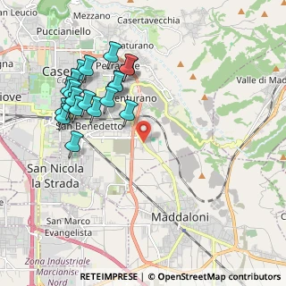 Mappa Via Claudio Coccia, 81100 Caserta CE, Italia (2.271)