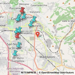 Mappa Via Claudio Coccia, 81100 Caserta CE, Italia (2.8075)