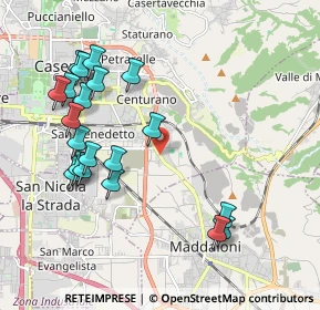 Mappa Via Claudio Coccia, 81100 Caserta CE, Italia (2.3275)