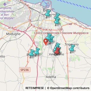 Mappa Strada del Chiancone, 70129 Bari BA, Italia (3.27692)