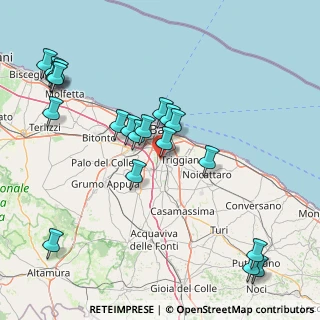 Mappa Strada del Chiancone, 70129 Bari BA, Italia (19.3875)
