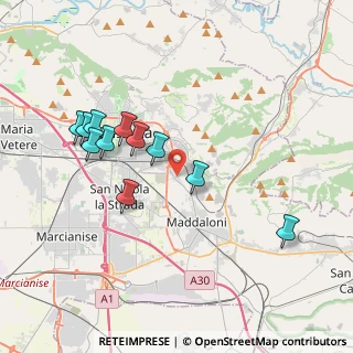 Mappa Via Gaetano Spagnolo, 81100 Caserta CE, Italia (3.90727)