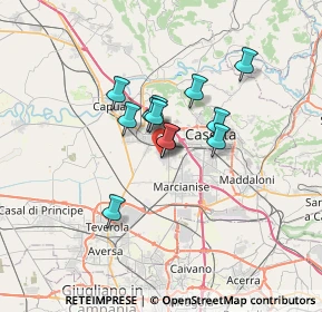 Mappa Via Edmondo de Amicis, 81047 Macerata Campania CE, Italia (4.72667)