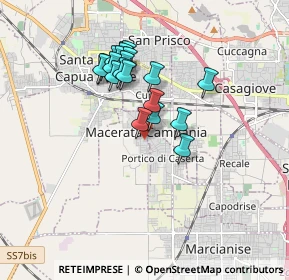 Mappa Via Edmondo de Amicis, 81047 Macerata Campania CE, Italia (1.5715)