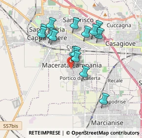 Mappa Via Edmondo de Amicis, 81047 Macerata Campania CE, Italia (1.76867)