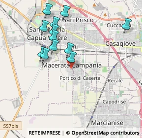 Mappa Via Edmondo de Amicis, 81047 Macerata Campania CE, Italia (2.04083)