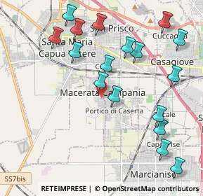 Mappa Via Edmondo de Amicis, 81047 Macerata Campania CE, Italia (2.47706)