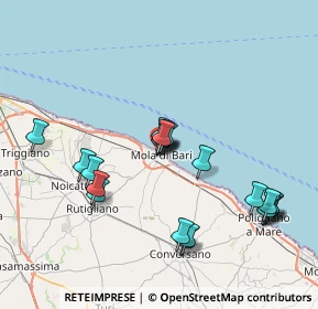 Mappa Via Gian Battista Vico, 70042 Mola di Bari BA, Italia (8.2585)