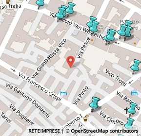 Mappa Via Gian Battista Vico, 70042 Mola di Bari BA, Italia (0.1115)