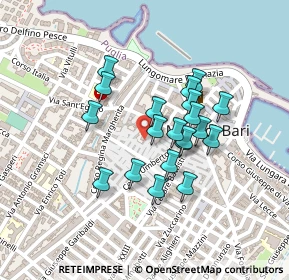 Mappa Via Gian Battista Vico, 70042 Mola di Bari BA, Italia (0.185)