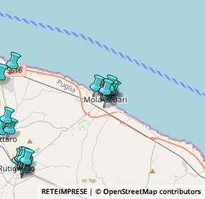 Mappa Via Gian Battista Vico, 70042 Mola di Bari BA, Italia (5.8675)
