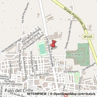 Mappa Corso Vittorio Emanuele, 82, 70027 Palo del Colle, Bari (Puglia)