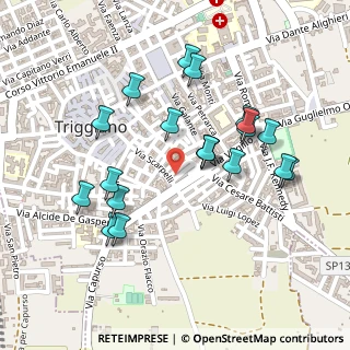 Mappa Vico Mascagni, 70019 Triggiano BA, Italia (0.2465)