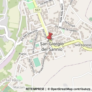 Mappa 8 Via Dei Bersaglieri, San Giorgio Del Sannio, BN 82018, 82018 San Giorgio del Sannio BN, Italia, 82018 San Giorgio del Sannio, Benevento (Campania)