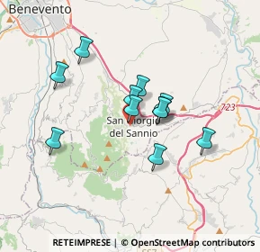 Mappa Via San Francesco, 82018 San Giorgio del Sannio BN, Italia (2.88818)