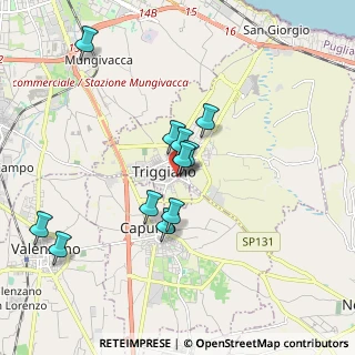 Mappa Via Fabio Filzi, 70019 Triggiano BA, Italia (1.73)