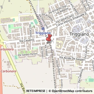 Mappa Via Piave, 1, 70019 Triggiano, Bari (Puglia)