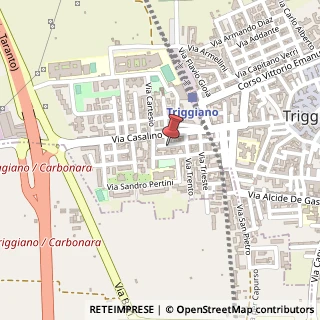 Mappa Via Gorizia, 31, 70019 Triggiano, Bari (Puglia)
