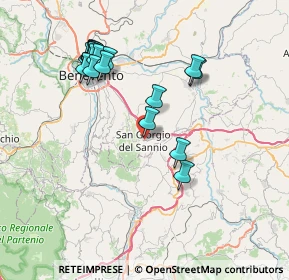 Mappa Viale Carlo Spinelli, 82018 San Giorgio del Sannio BN, Italia (8.3945)