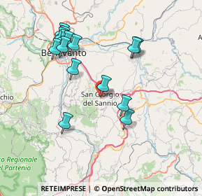 Mappa Viale Carlo Spinelli, 82018 San Giorgio del Sannio BN, Italia (8.16933)