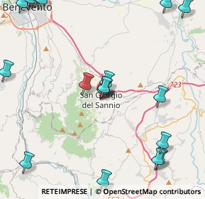 Mappa Viale Carlo Spinelli, 82018 San Giorgio del Sannio BN, Italia (6.336)