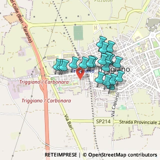 Mappa Via Solferino, 70019 Triggiano BA, Italia (0.356)