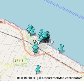 Mappa Via Van Westerhout, 70042 Bari BA, Italia (0.806)