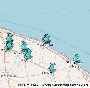 Mappa Via Van Westerhout, 70042 Bari BA, Italia (10.315)