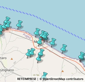 Mappa Via Buttaro Fratelli, 70042 Mola di Bari BA, Italia (4.885)