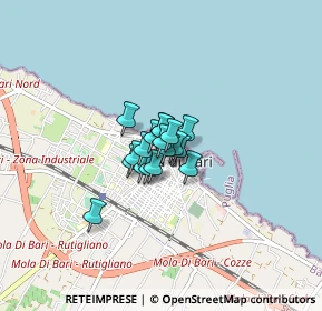 Mappa Via Buttaro Fratelli, 70042 Mola di Bari BA, Italia (0.35611)