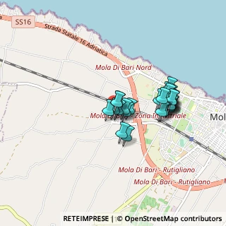 Mappa Via Mastro Fabrizio, 70042 Mola di Bari BA, Italia (0.8)