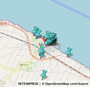 Mappa Via Antonio Gramsci, 70042 Mola di Bari BA, Italia (0.8995)